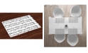Ambesonne Music Place Mats, Set of 4
